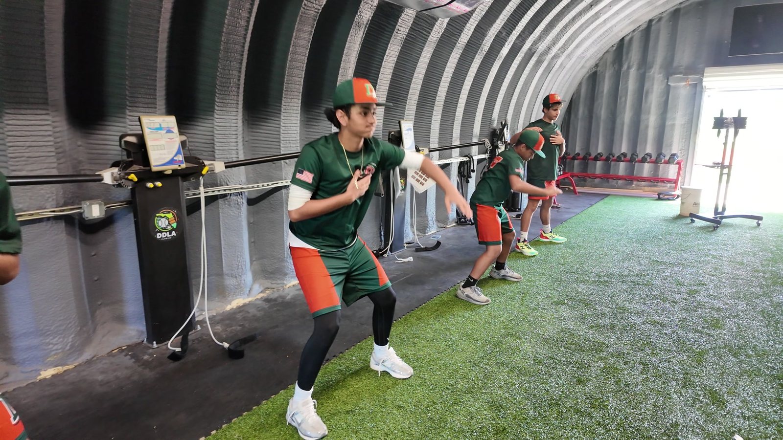 Warm-ups before training at DDLA