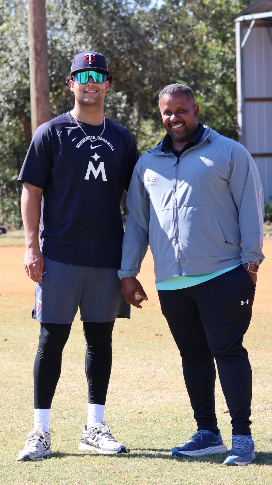 Coach Luis with Charlee Soto at DDLA
