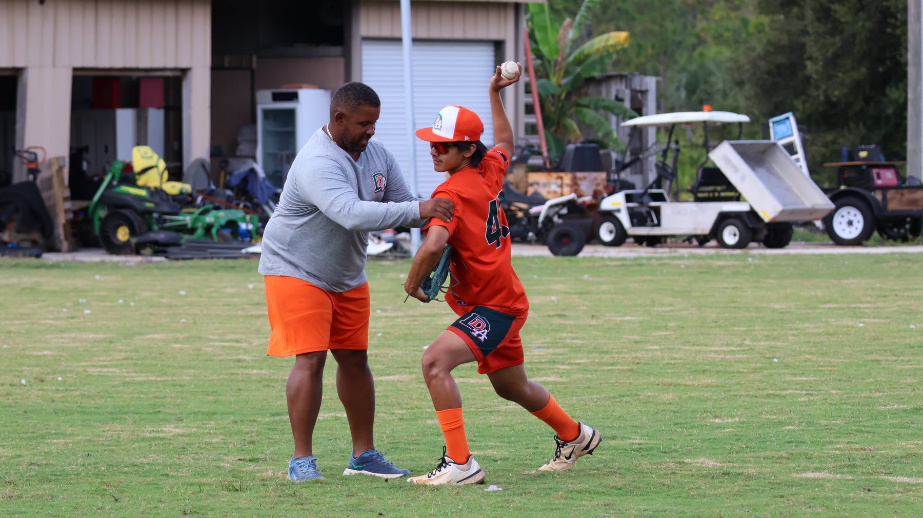 David Corona-Yau with Coach Luis Arzeno