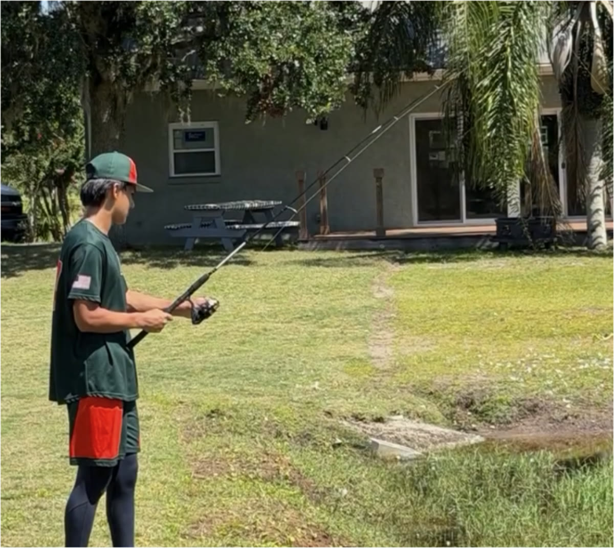 Fishing at the DDLA pond