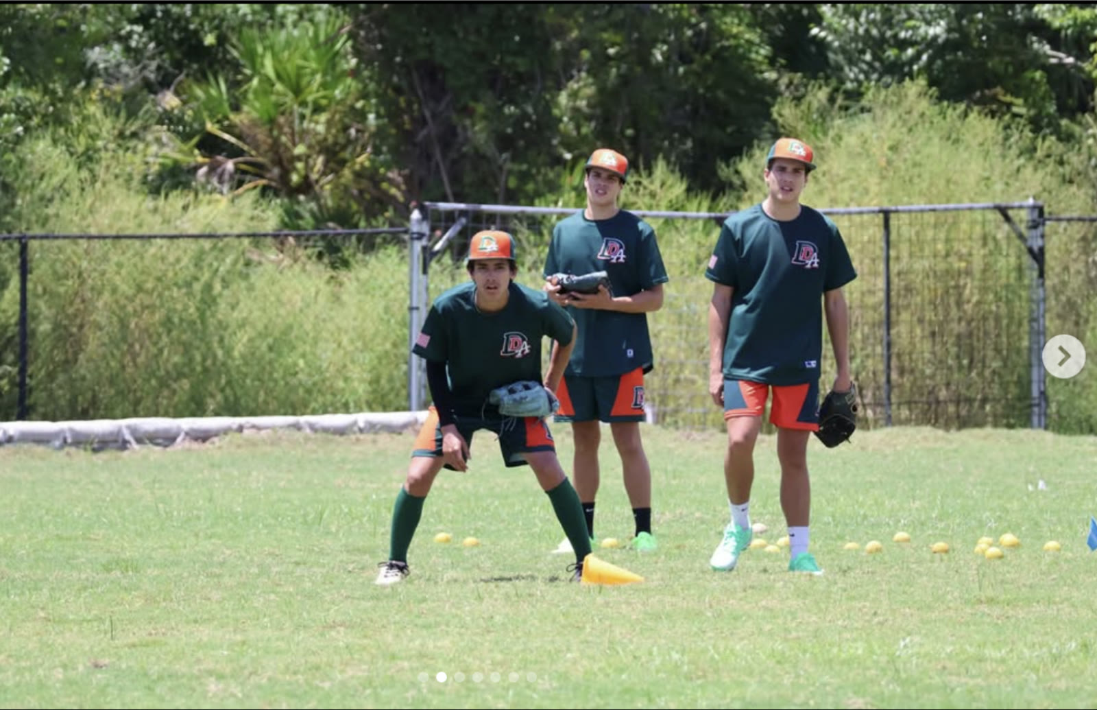 Fielding work on the DDLA field